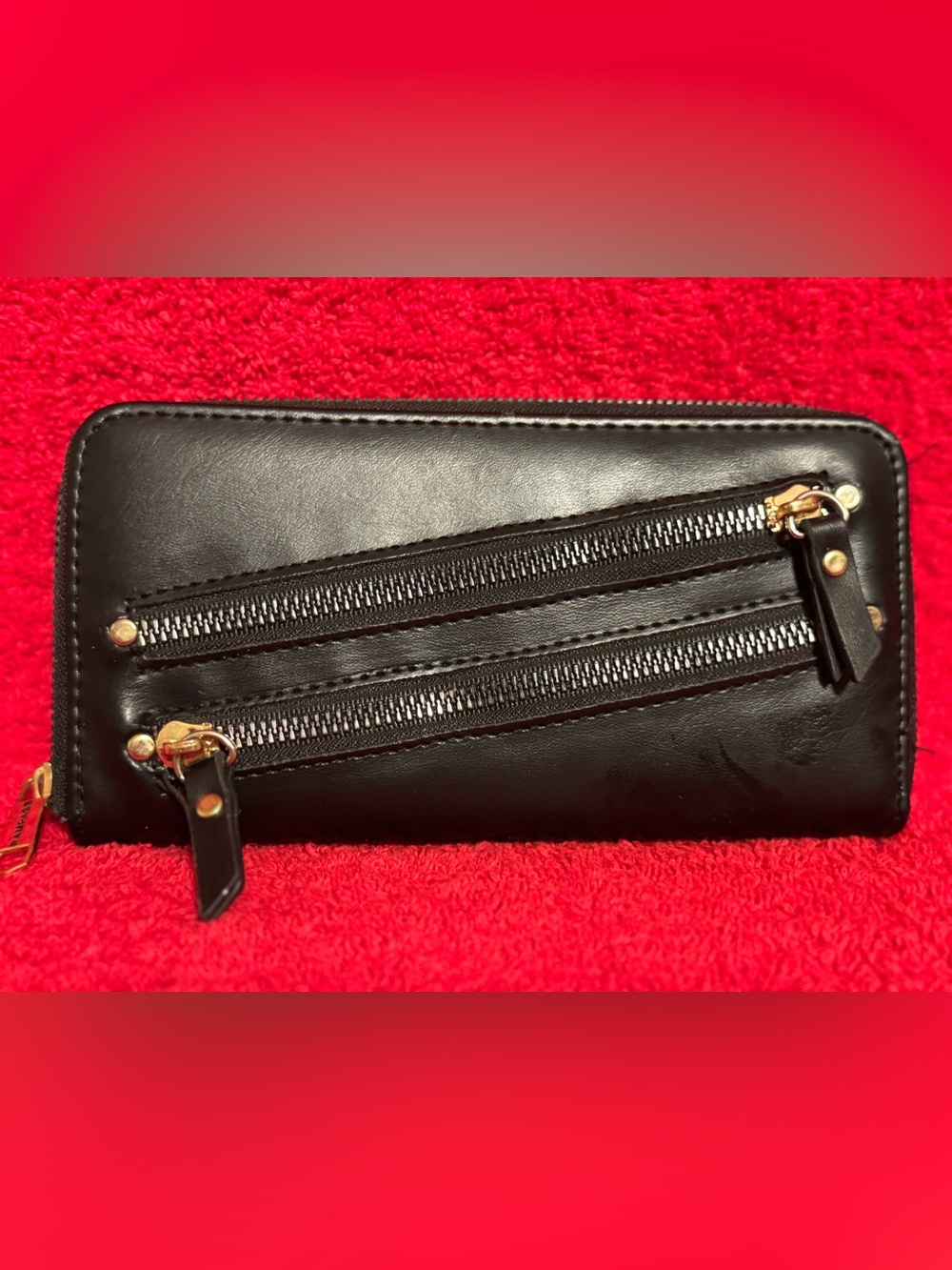 Unbranded Black Zip Around Wallet VGUC 😊😊